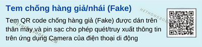 thông báo áp dụng tem QR chống bộ đàm motorola fake/giả - Hethongbodam