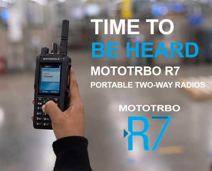 bộ đàm kỹ thuật số motorola R7 là sản phẩm chủ lực sẽ ra mắt vào 2024 của hãng Motorola