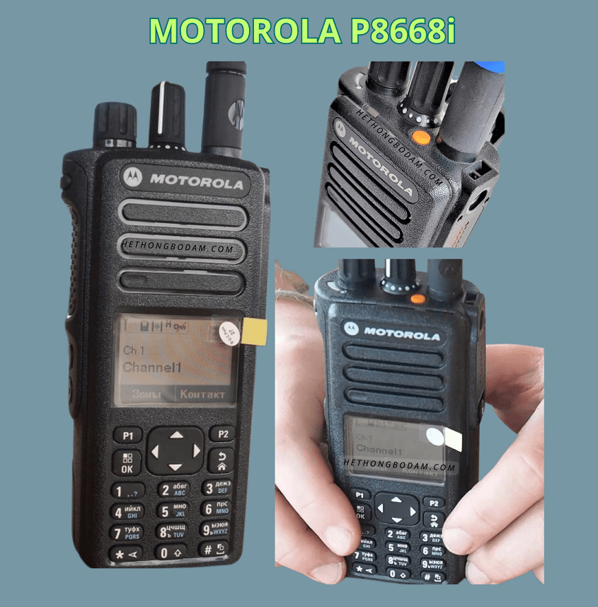 Bộ đàm Motorola P8668i là một trong những dòng bộ đàm an ninh được tin dùng nhất ở Việt Nam