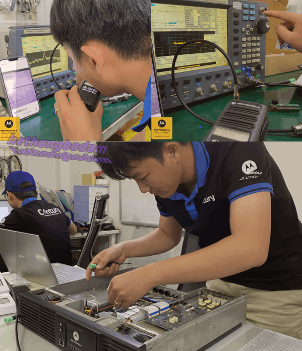 Dịch vụ sửa chữa bộ đàm Motorola của Hệ Thống Bộ Đàm