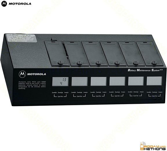 Bộ Sạc 6 hộc Motorola GP328/GP338 Kèm Phân Tích Pin
